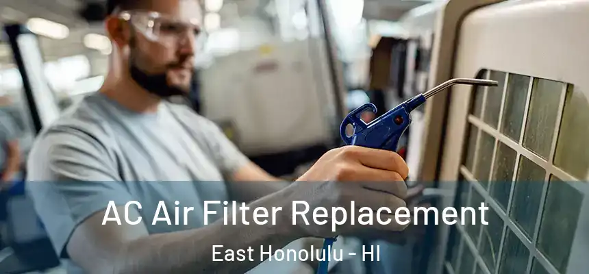 AC Air Filter Replacement East Honolulu - HI