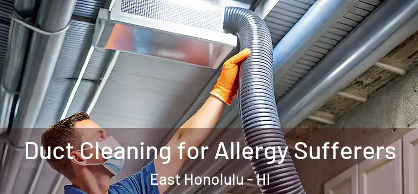 Duct Cleaning for Allergy Sufferers East Honolulu - HI