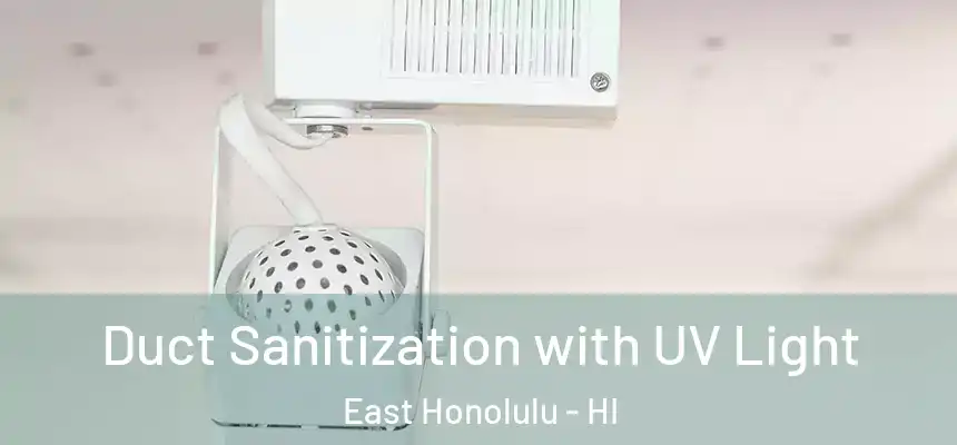  Duct Sanitization with UV Light East Honolulu - HI