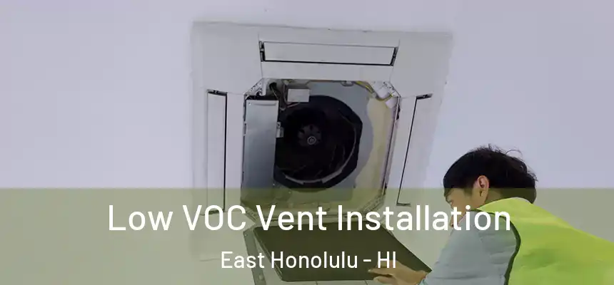  Low VOC Vent Installation East Honolulu - HI