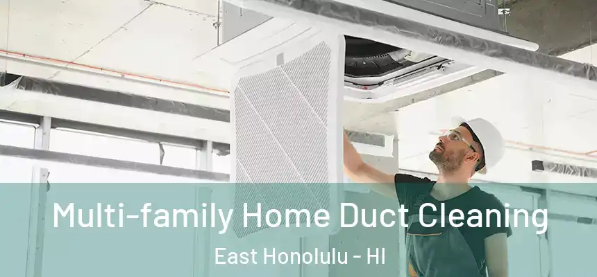 Multi-family Home Duct Cleaning East Honolulu - HI